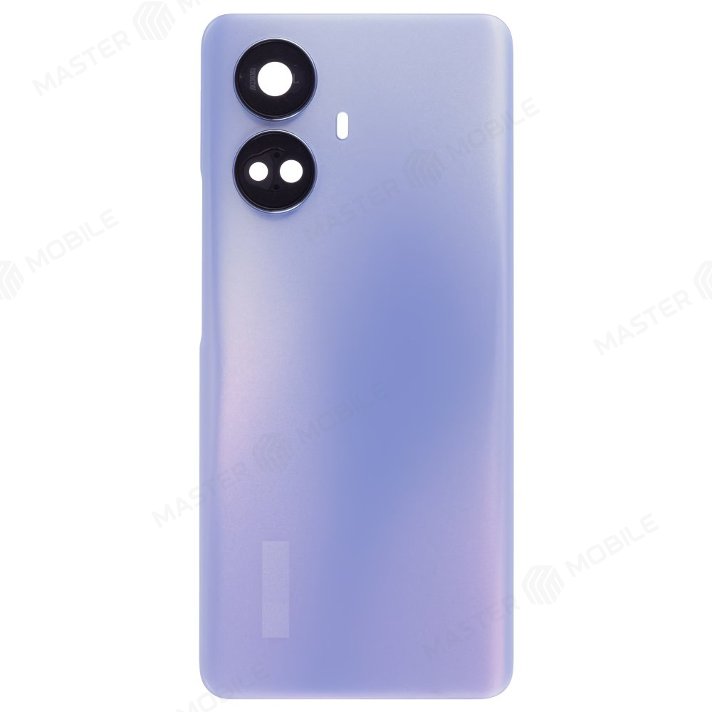 Задняя крышка для Realme 10 Pro+ 5G (RMX3686/RMX3687) (голубой)