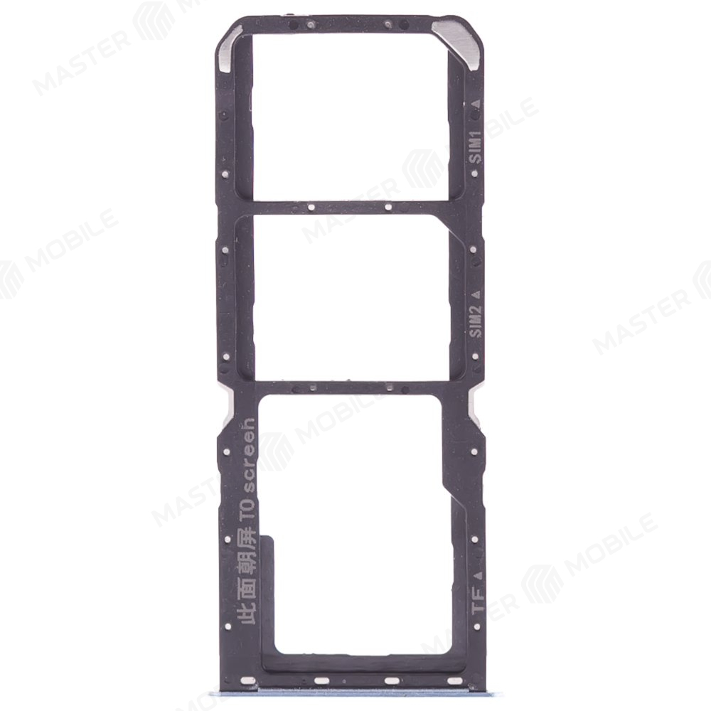 Держатель сим-карты для Realme C21Y (RMX3261/RMX3263) (голубой)