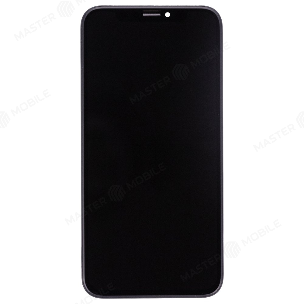 Дисплей для Apple iPhone X (в сборе с тачскрином) (черный) (ALG) (Hard Oled)