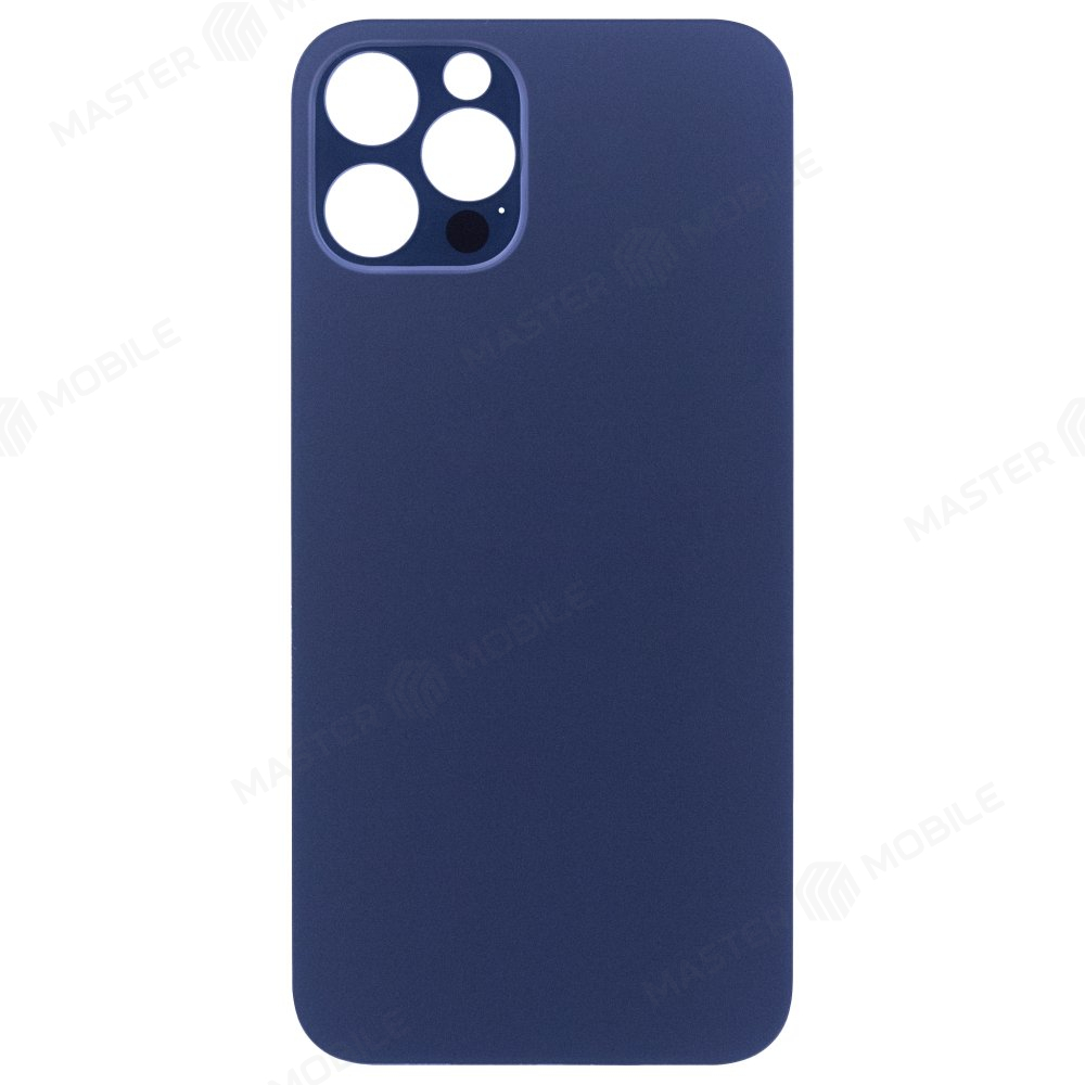 Задняя крышка для Apple iPhone 12 Pro (синий) (с широким отверстием) (Premium)