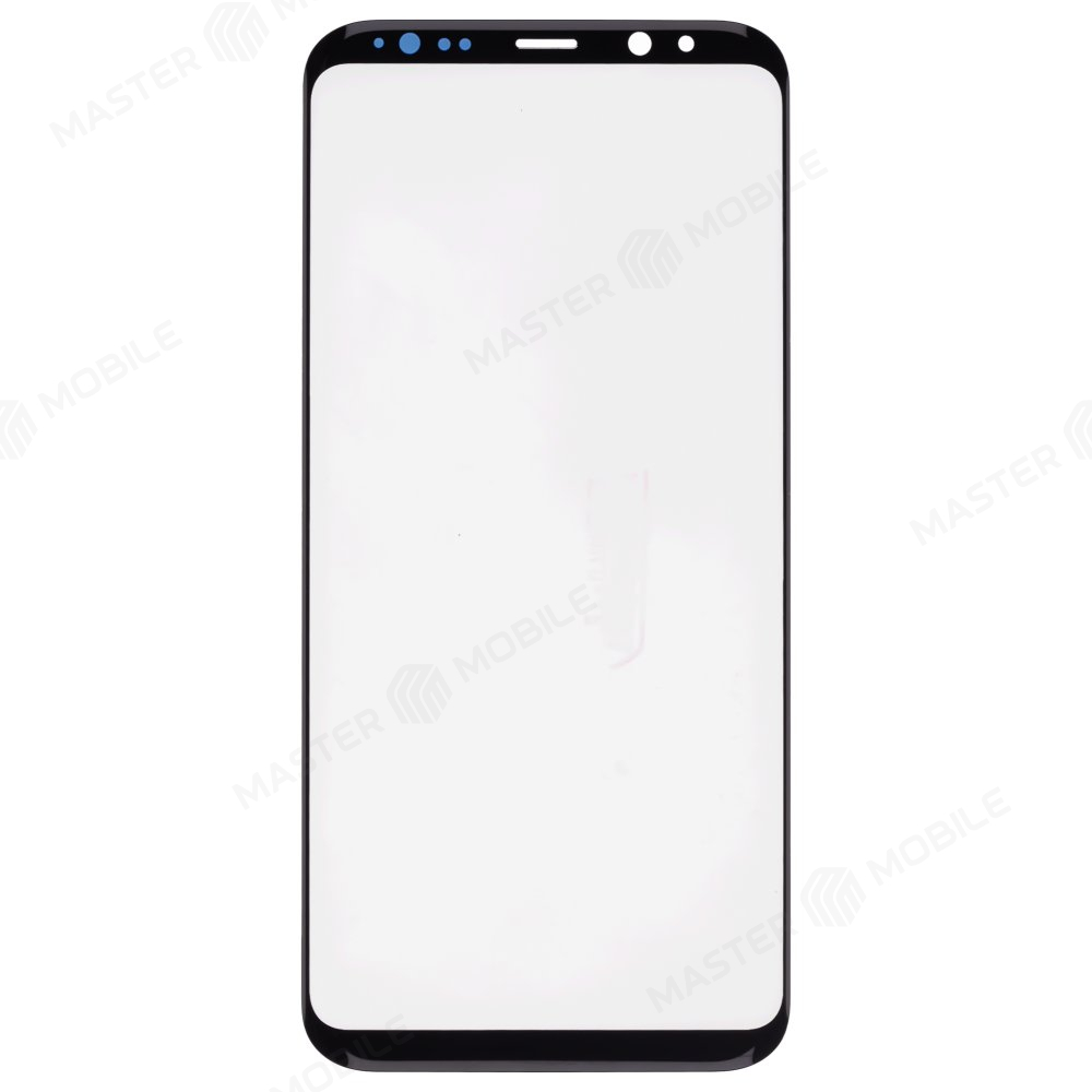 Стекло модуля для Samsung G955 Galaxy S8+ + OCA (черный) (Musttby)