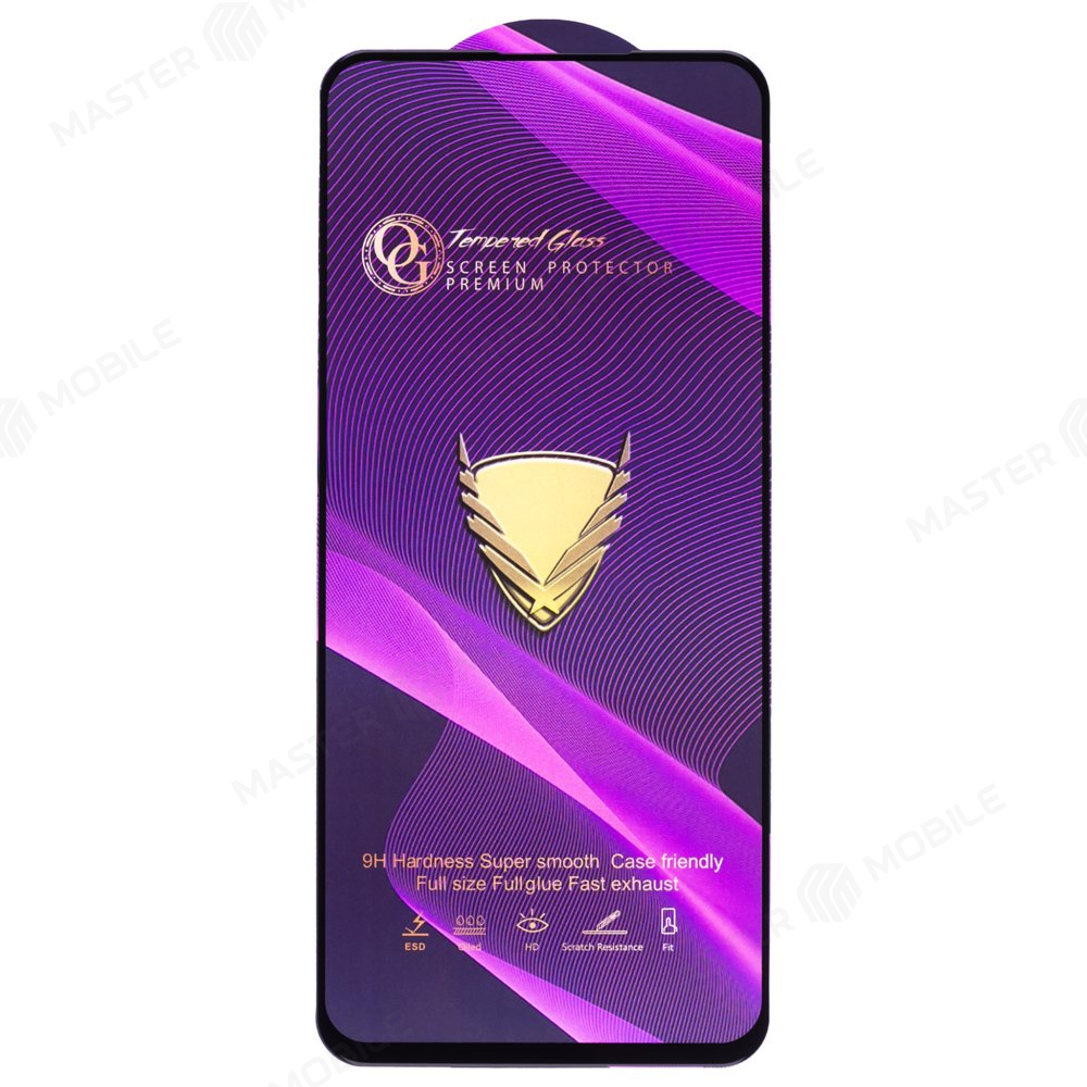 Защитное стекло OG Glass (3 в 1) для OPPO A55 4G (CPH2325) (черный)