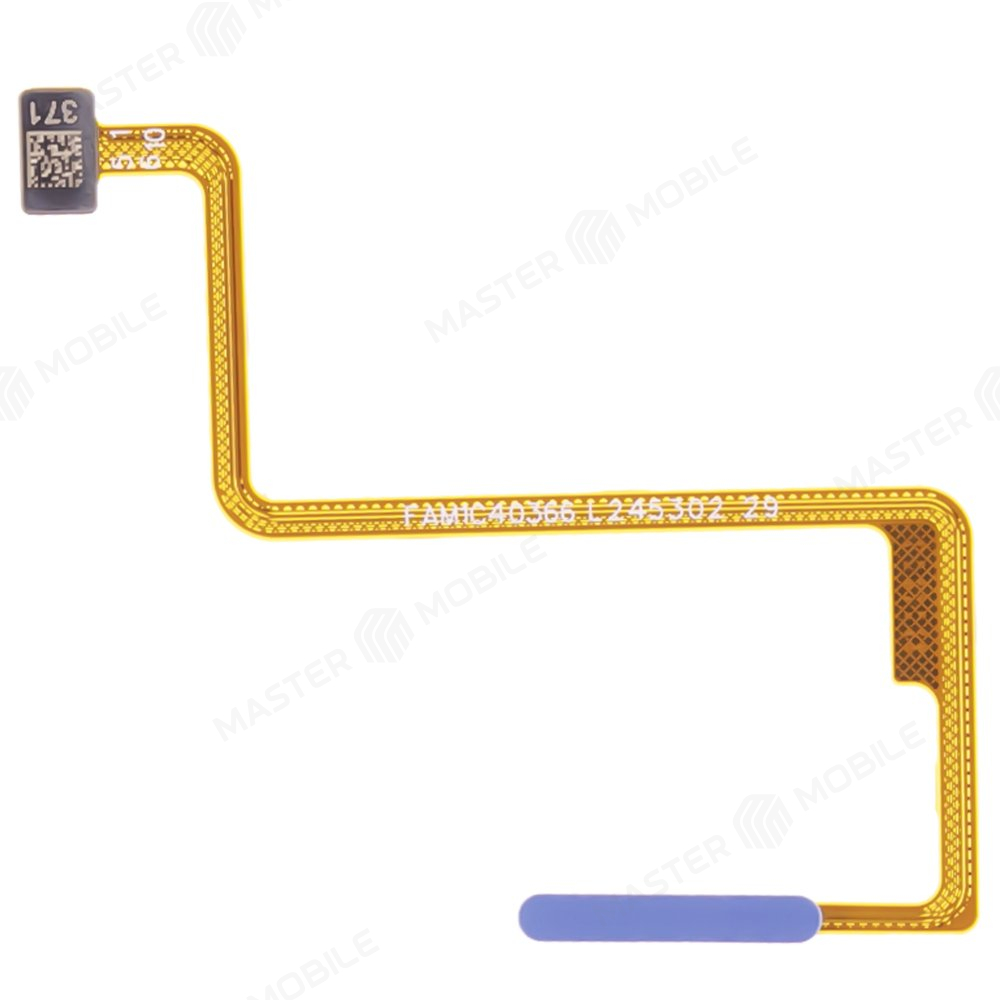 Шлейф для Realme 10 Pro 5G (RMX3661) с комп. + сканер отпечатка пальца (голубой)