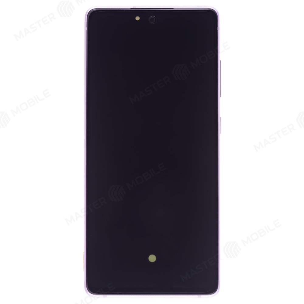 Дисплей для Samsung G780 Galaxy S20 FE + тачскрин (фиолетовый) (в рамке) (ORIG100) (возможен дефект ЛКП)