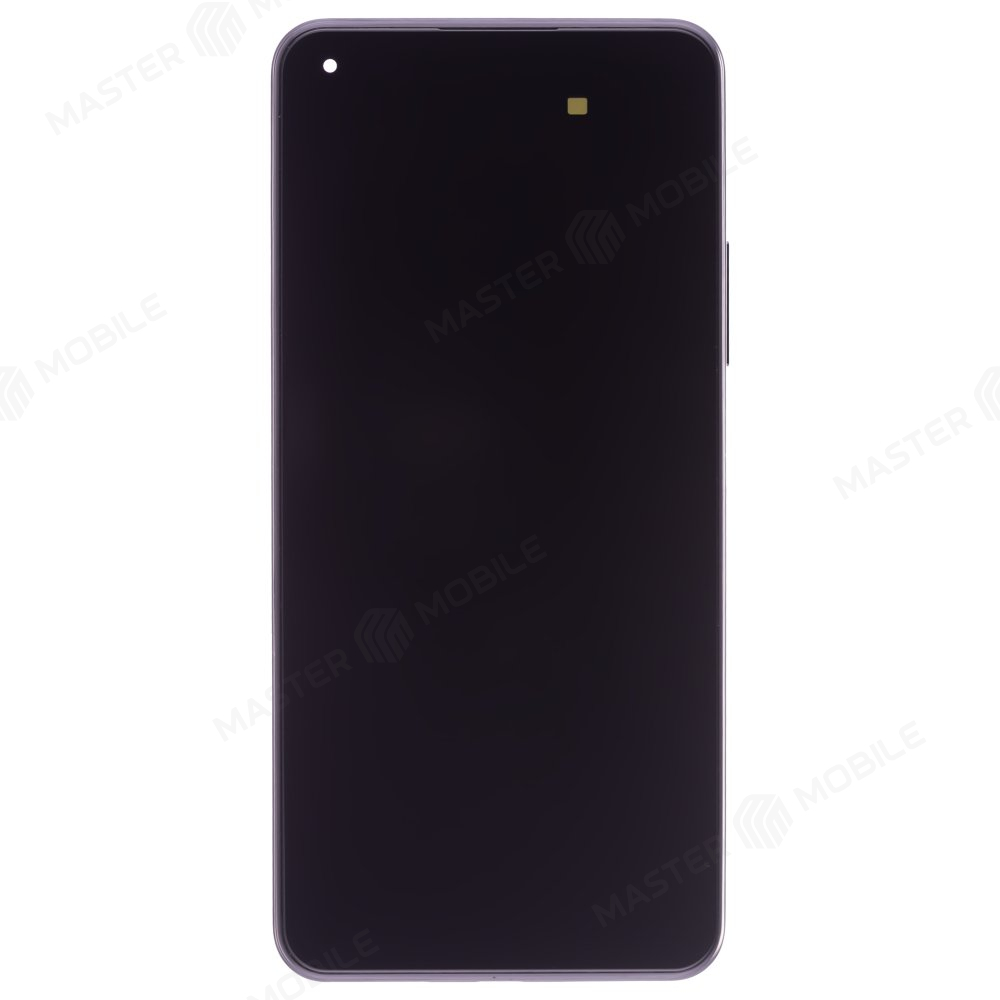 Дисплей для Xiaomi 11 Lite 5G NE (2109119DG) / Mi 11 Lite (M2101K9AG) и др. (в сборе с тачскрином) (серебристый) (в рамке) (ORIG100) (SP)