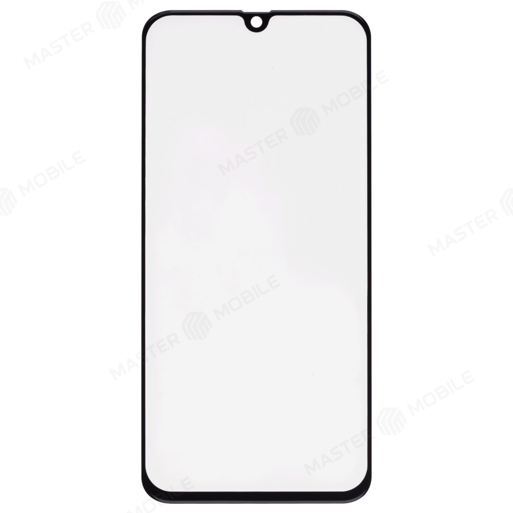 Стекло модуля для Samsung A405 Galaxy A40 + OCA (черный)