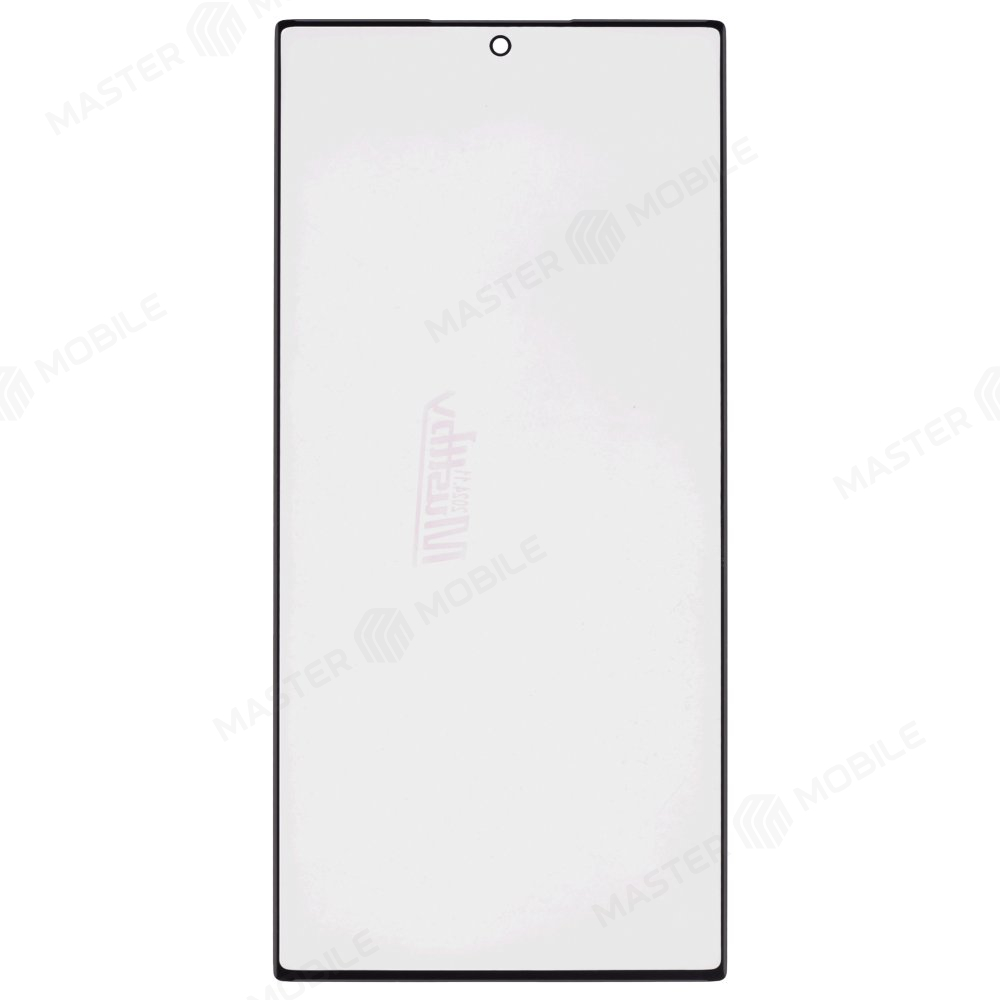 Стекло модуля для Samsung S908 Galaxy S22 Ultra + OCA (черный) (Musttby)