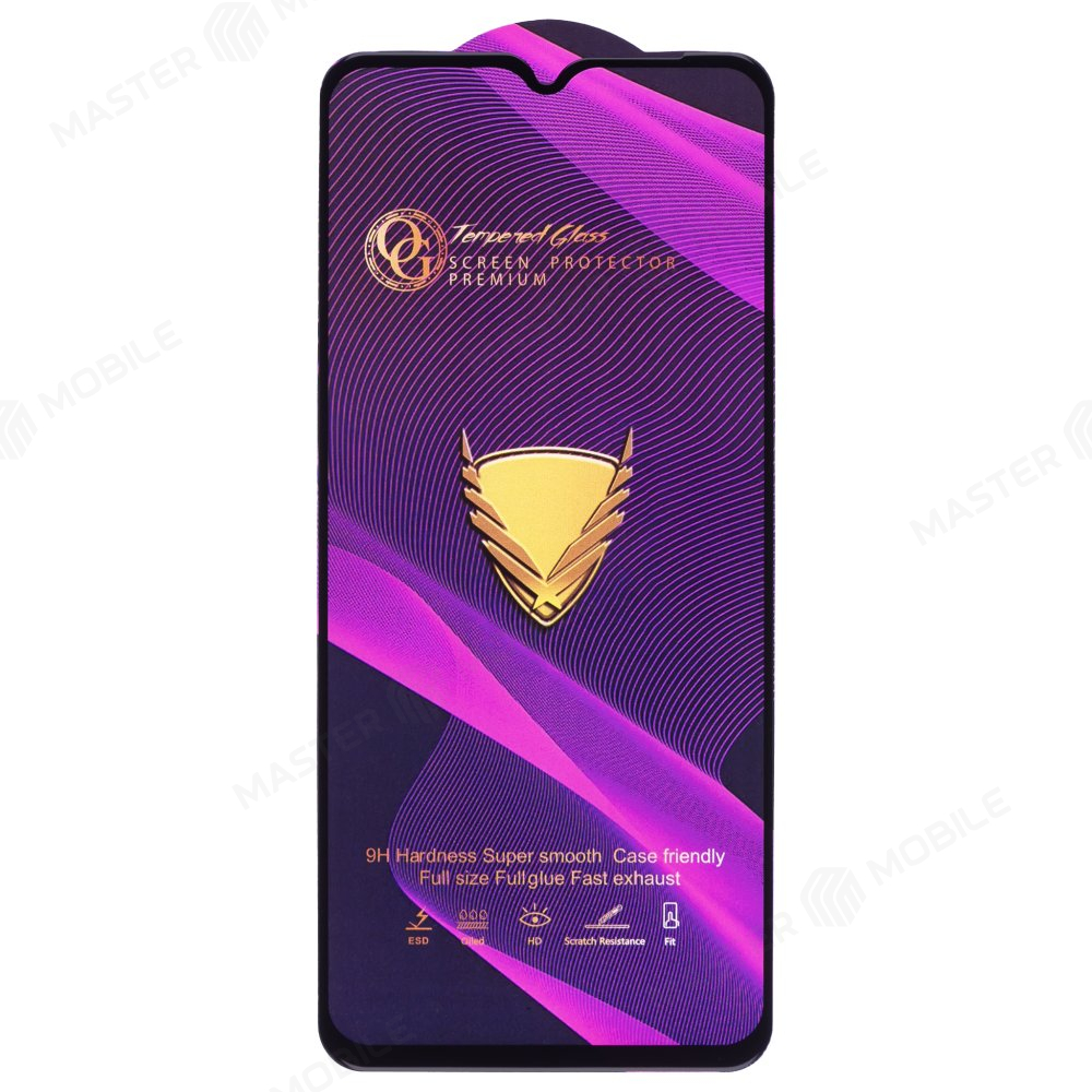 Защитное стекло OG Glass (3 в 1) для Vivo Y27 (V2249) (черный)