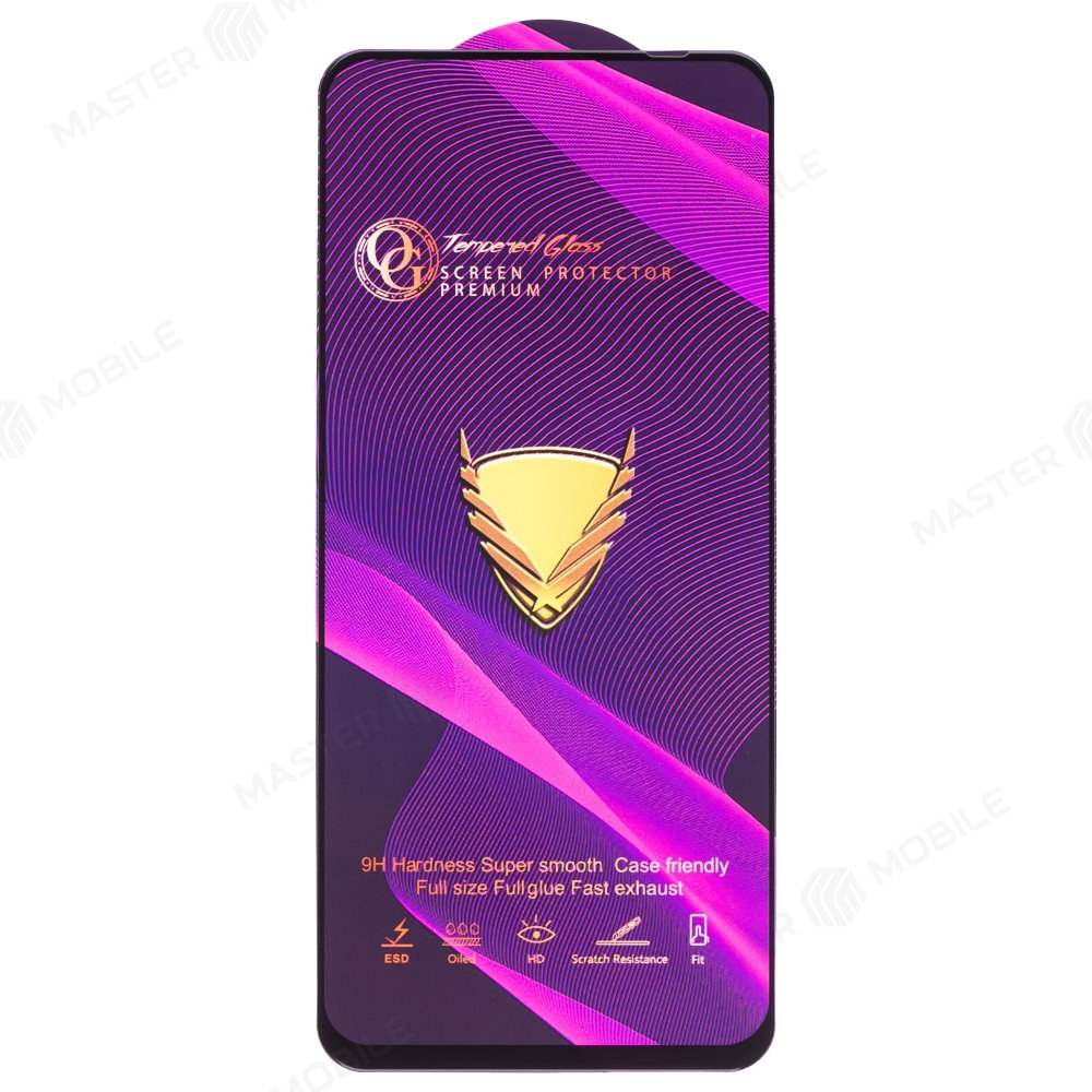 Защитное стекло OG Glass (3 в 1) для Xiaomi Poco M3 Pro 4G (M2103K19PY) / Redmi 10 (21061119DG) / Redmi Note 10T 5G (M2103K19Y) и др. (черный)