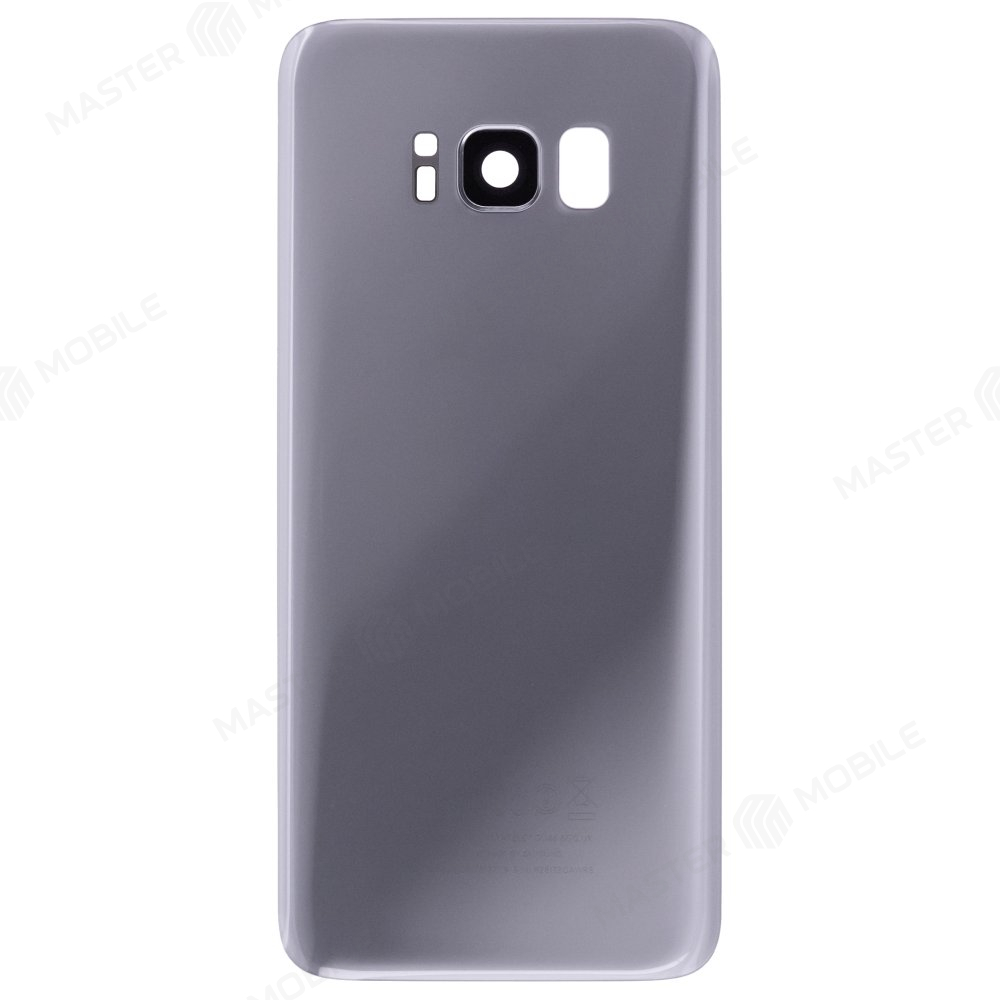 Задняя крышка для Samsung G950 Galaxy S8 (серебристый) (в сборе со стеклом камеры)