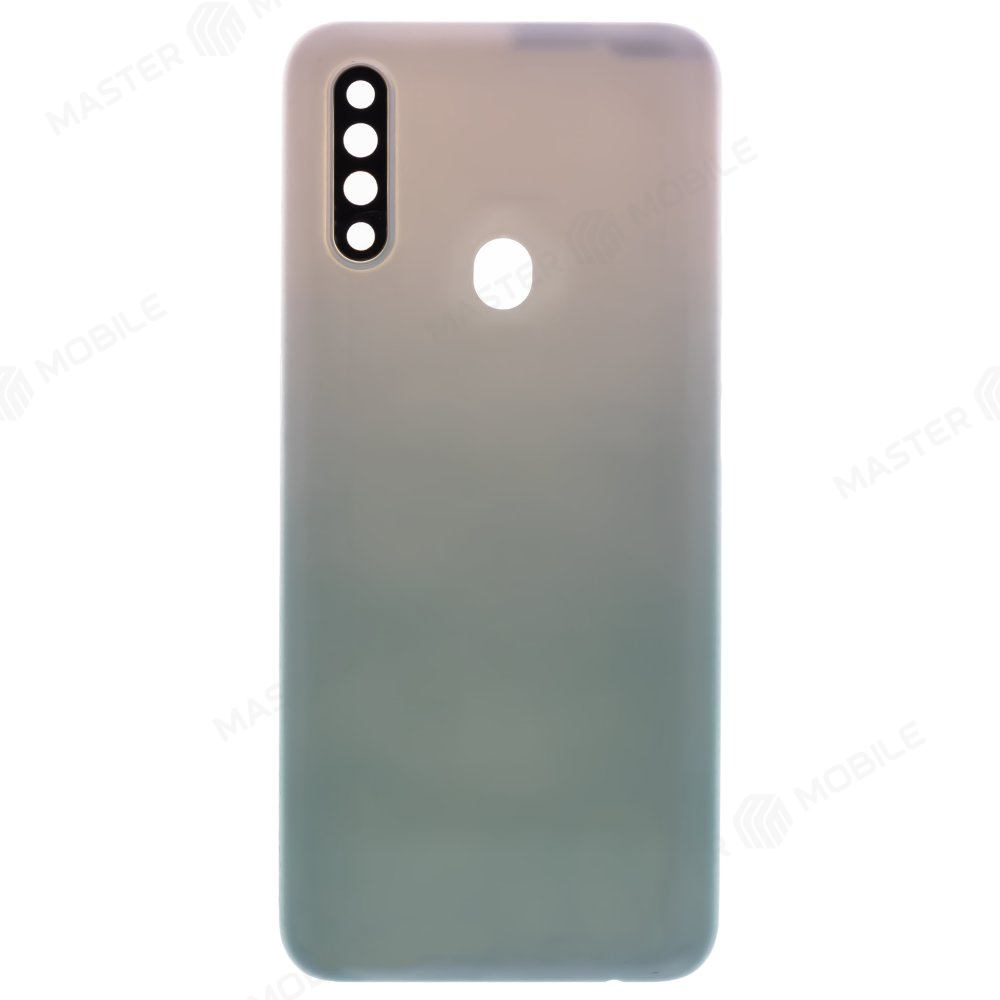 Задняя крышка для OPPO A31 (CPH2015) (белый) (в сборе со стеклом камеры)