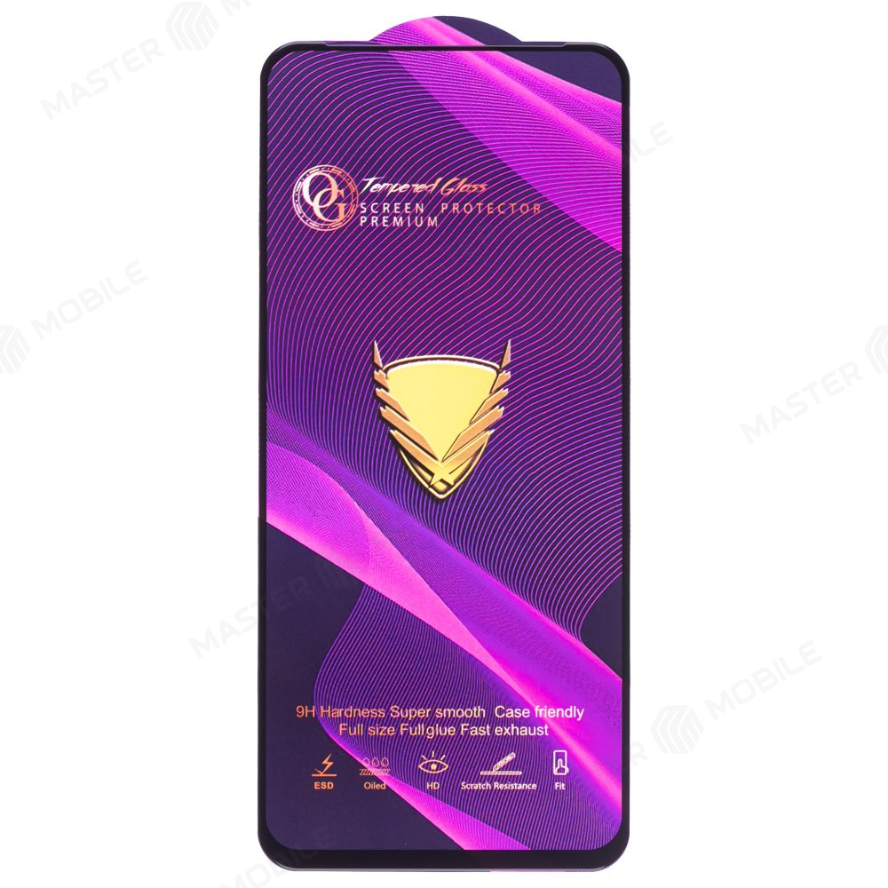 Защитное стекло OG Glass (3 в 1) для Realme C65 4G (RMX3910) / C67 4G (RMX3890) (черный)