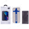 Защитное стекло с аппликатором для Apple iPhone 13 mini (антишпион) (черный) (Premium) фото №2
