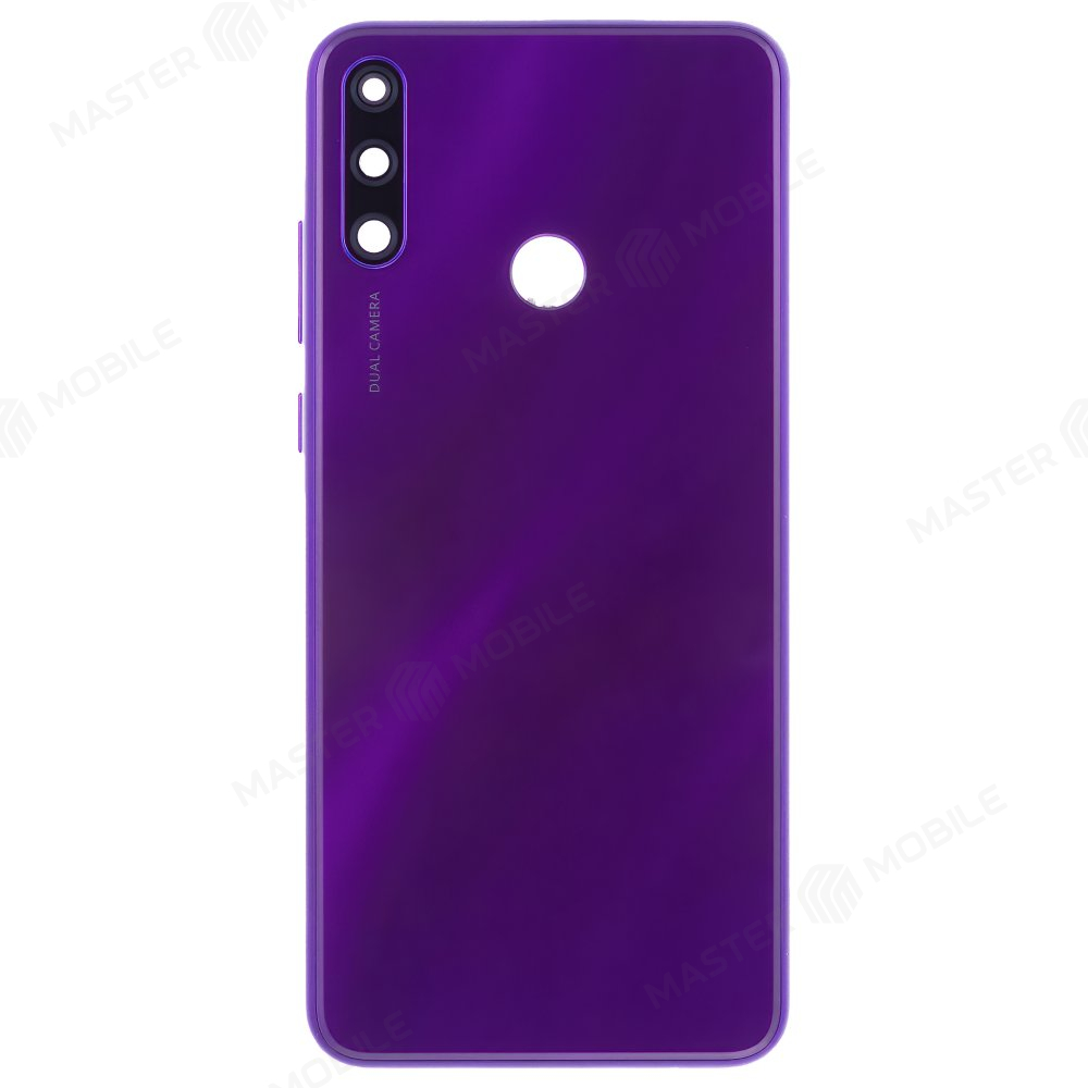 Задняя крышка для Huawei Y6p (MED-LX9N) (фиолетовый) (в сборе со стеклом камеры)