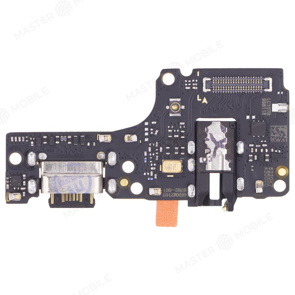 Нижняя плата для Xiaomi Redmi Note 10 4G (M2101K7AG) / Redmi Note 10S (M2101K7BG) и др. с комп. + разъем зарядки + микрофон (ORIG100)