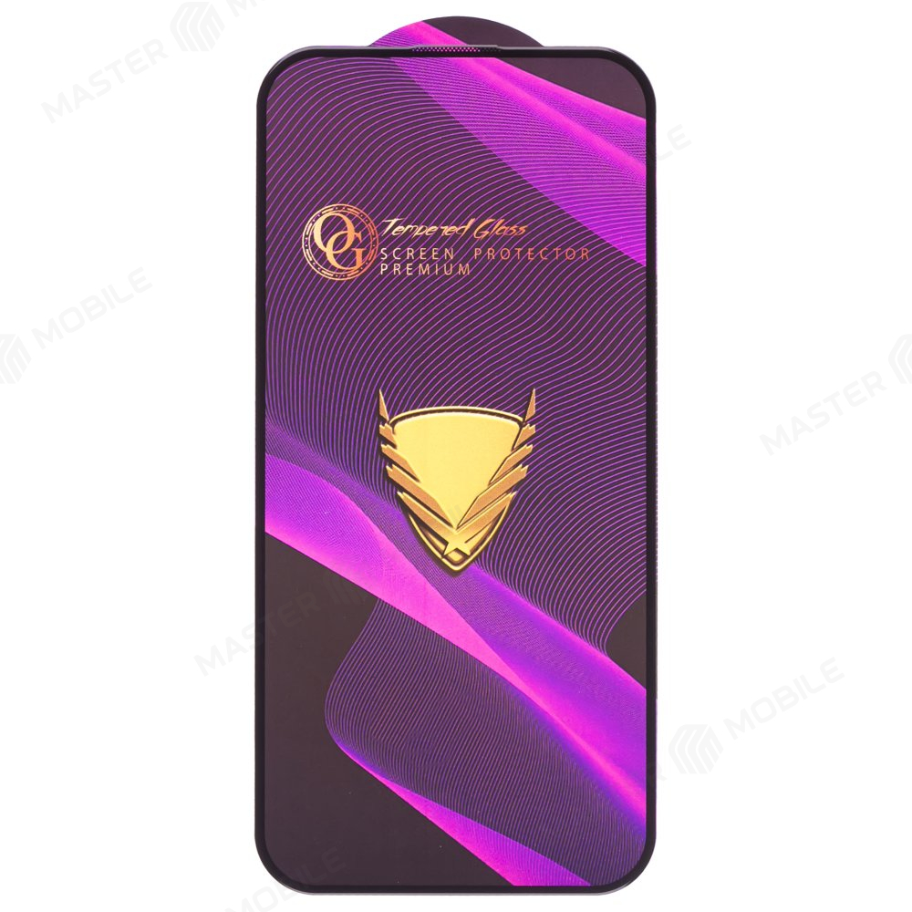 Защитное стекло OG Glass (3 в 1) для Apple iPhone 16 (черный)