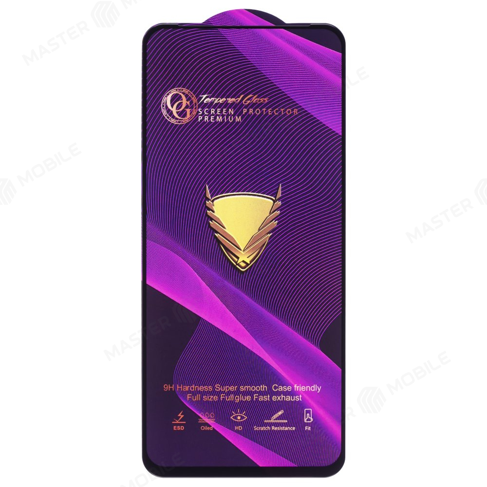 Защитное стекло OG Glass (3 в 1) для Tecno Spark GO 1 (Kl4) (черный)