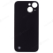 Задняя крышка для Apple iPhone 15 (черный) (с широким отверстием) (Premium) фото №2