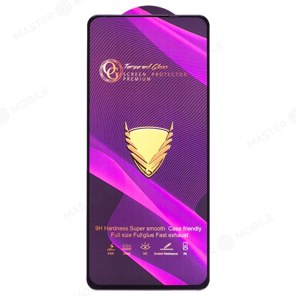 Защитное стекло OG Glass (3 в 1) для OPPO Reno 6 4G (CPH2235) (черный)