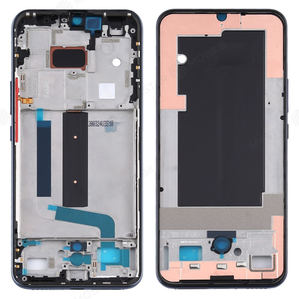 Рамка дисплея для Xiaomi Mi 10 Lite 5G (M2002J9G) (черный)