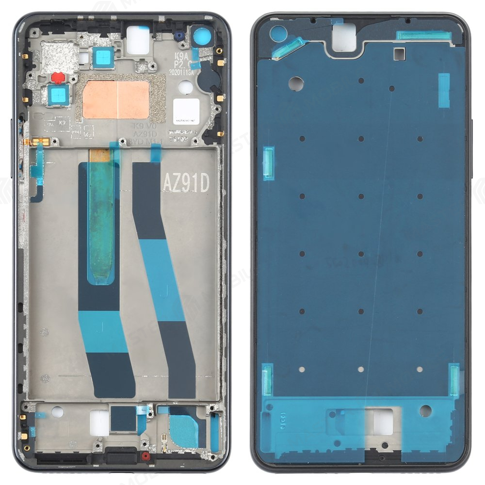 Рамка дисплея для Xiaomi 11 Lite 5G NE (2109119DG) / Mi 11 Lite (M2101K9AG) / 11 Lite 5G (M2101K9G) (черный)