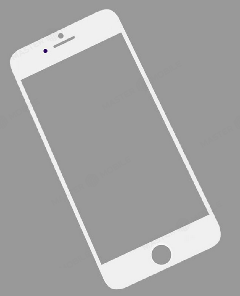 Стекло модуля для Apple iPhone 6 (белый)