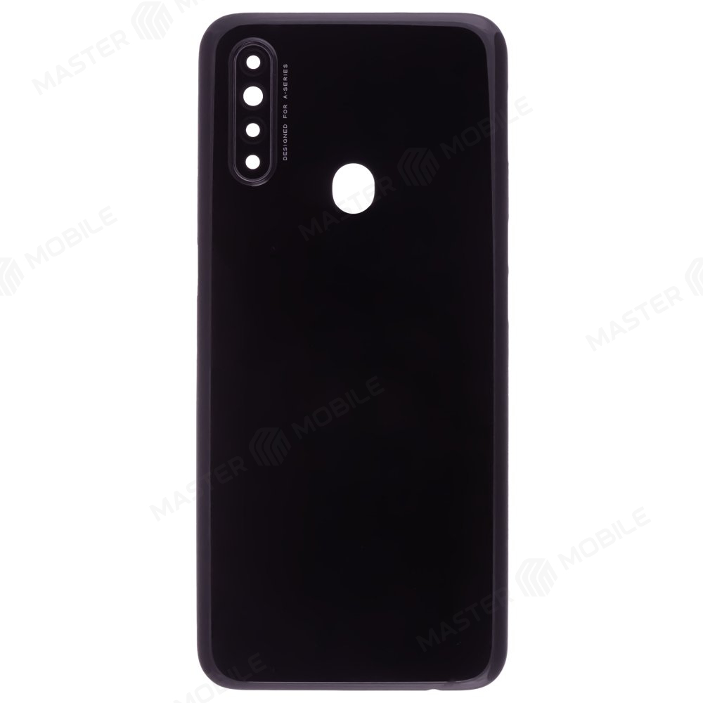 Задняя крышка для OPPO A31 (CPH2015) (черный) (в сборе со стеклом камеры)