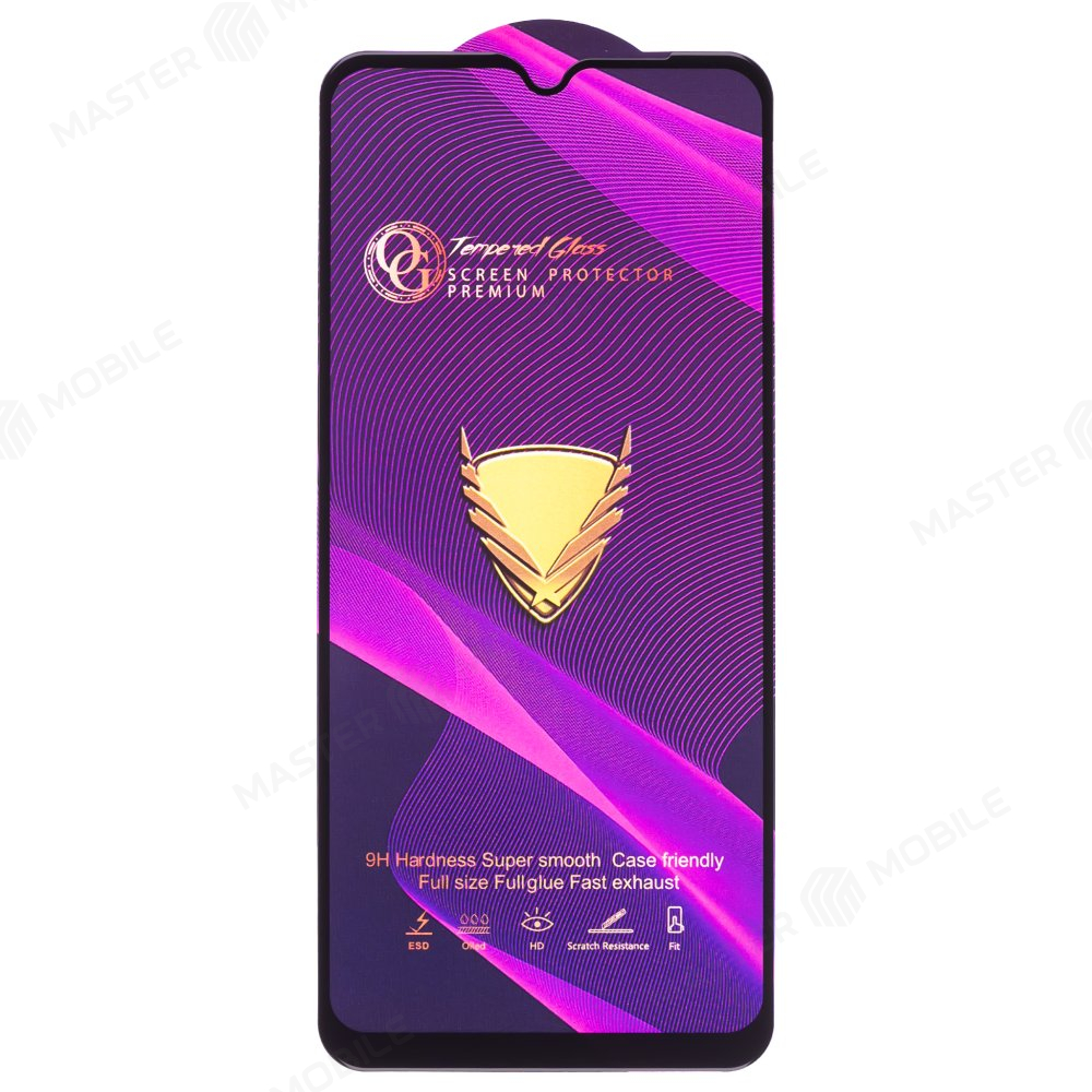 Защитное стекло OG Glass (3 в 1) для Xiaomi Redmi 9A (M2006C3LG) / Redmi 9C (M2006C3MG) / Redmi 10A (220233L2G) и др. (черный)