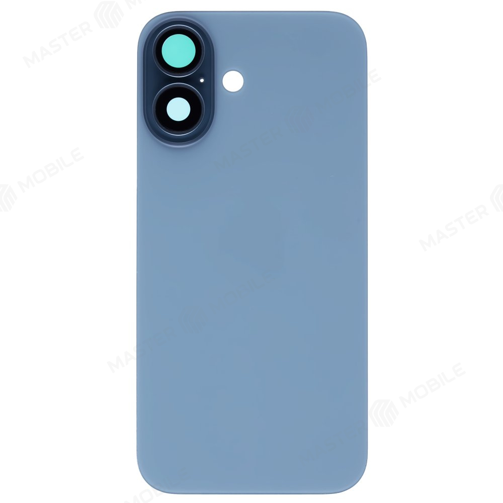 Задняя крышка для Apple iPhone 16 (зеленый) (в сборе со стеклом камеры) (Premium)