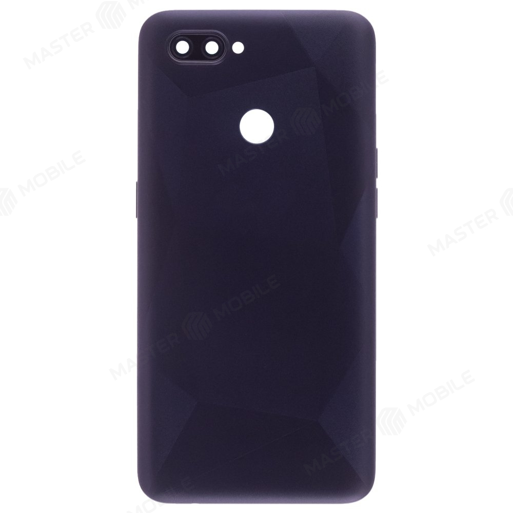 Задняя крышка для OPPO A12 (CPH2083) (черный) (в сборе со стеклом камеры)