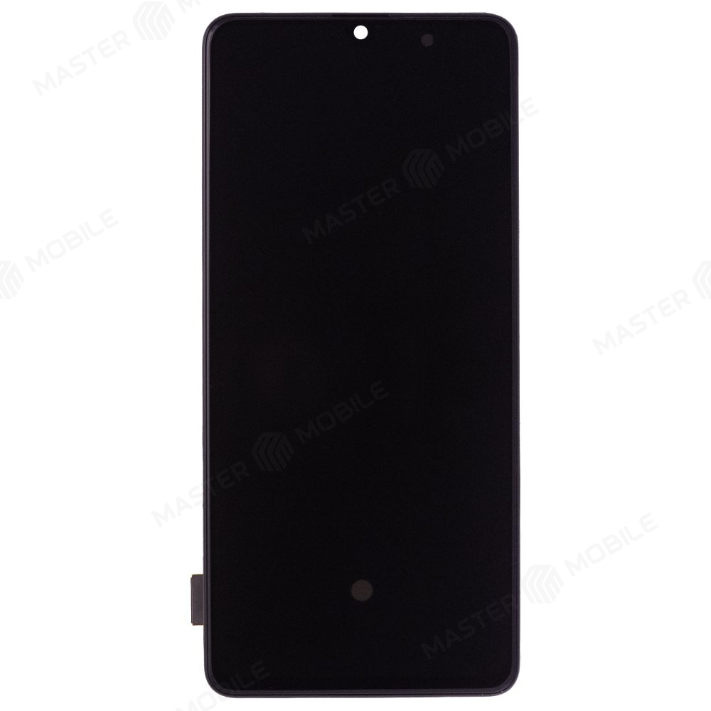 Дисплей для Samsung A415 Galaxy A41 + тачскрин (черный) (в рамке) (ORIG100)
