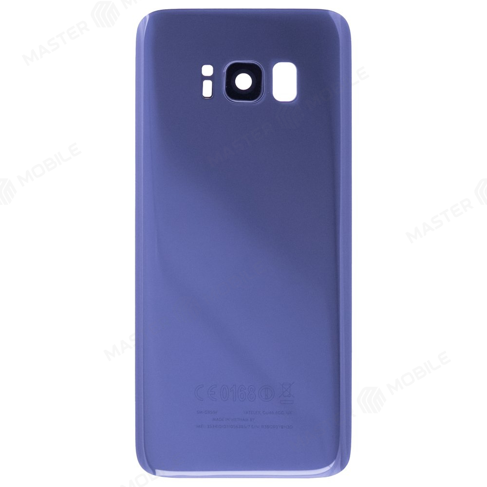 Задняя крышка для Samsung G950 Galaxy S8 (синий) (в сборе со стеклом камеры)