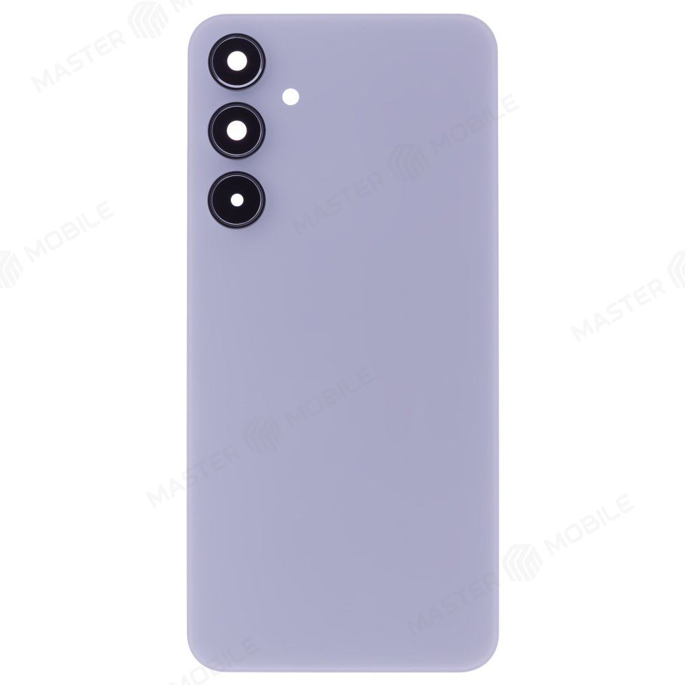 Задняя крышка для Samsung A556 Galaxy A55 5G (голубой) (в сборе со стеклом камеры)