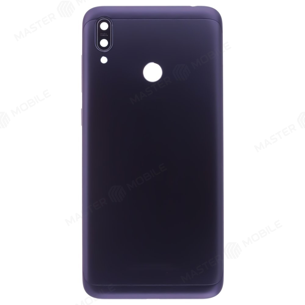 Задняя крышка для Asus ZenFone Max M2 (ZB633KL) (черный) (в сборе со стеклом камеры)